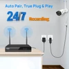 Kép 2/6 - Hiseeu WiFi kamerarendszer, 10CH NVR, 5MP HD, 24/7 felvétel, színes éjjellátás, emberi mozgásérzékelés, kétirányú hang, IP66, HDD nélkül