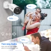 Kép 3/6 - Hiseeu WiFi kamerarendszer, 10CH NVR, 5MP HD, 24/7 felvétel, színes éjjellátás, emberi mozgásérzékelés, kétirányú hang, IP66, HDD nélkül