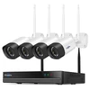 Kép 1/6 - Hiseeu WiFi kamerarendszer, 10CH NVR, 5MP HD, 24/7 felvétel, színes éjjellátás, emberi mozgásérzékelés, kétirányú hang, IP66, HDD nélkül