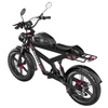 Kép 10/20 - DUOTTS F20 elektromos kerékpár 750W motorral, 52V 27Ah akkumulátorral, 20×4.0 fat gumival, 50 km/h, akár 120 km hatótáv – Fekete
