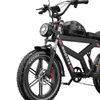 Kép 13/20 - DUOTTS F20 elektromos kerékpár 750W motorral, 52V 27Ah akkumulátorral, 20×4.0 fat gumival, 50 km/h, akár 120 km hatótáv – Fekete