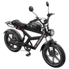 Kép 16/20 - DUOTTS F20 elektromos kerékpár 750W motorral, 52V 27Ah akkumulátorral, 20×4.0 fat gumival, 50 km/h, akár 120 km hatótáv – Fekete