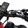 Kép 11/20 - DUOTTS F26 Lite elektromos kerékpár, 500W motor, 48V 18Ah akkumulátor, 26×4.0 gumi, 50 km/h, 90 km hatótáv, hidraulikus fék – Fekete/piros