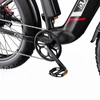 Kép 15/20 - DUOTTS F26 Lite elektromos kerékpár, 500W motor, 48V 18Ah akkumulátor, 26×4.0 gumi, 50 km/h, 90 km hatótáv, hidraulikus fék – Fekete/piros