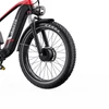 Kép 17/20 - DUOTTS F26 Lite elektromos kerékpár, 500W motor, 48V 18Ah akkumulátor, 26×4.0 gumi, 50 km/h, 90 km hatótáv, hidraulikus fék – Fekete/piros