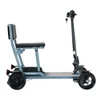 Kép 4/20 - Freejoyer F7 Plus négykerekű elektromos roller üléssel, 300W motorral, 36V 21Ah akkumulátorral, 15 km/h, 35 km hatótáv – Szürke‑kék