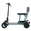 Kép 5/20 - Freejoyer F7 Plus négykerekű elektromos roller üléssel, 300W motorral, 36V 21Ah akkumulátorral, 15 km/h, 35 km hatótáv – Szürke‑kék