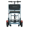 Kép 6/20 - Freejoyer F7 Plus négykerekű elektromos roller üléssel, 300W motorral, 36V 21Ah akkumulátorral, 15 km/h, 35 km hatótáv – Szürke‑kék