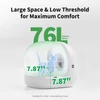 Kép 15/19 - PETKIT PuraMax 2 okos macskaalom, automatikus tisztítás, 76L nagy kapacitás, szagmentes működés, egészségfigyelés, több macskához is ideális