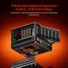 Kép 3/10 - AOOSTAR WTR MAX barebone NAS mini PC, i5‑1235U, 11 rekeszes tárhely, HDMI/DP/USB4, 2×2.5G LAN + 2×10GbE SFP+