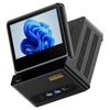 Kép 2/12 - AOOSTAR G‑FLIP mini PC barebone, Ryzen 7 H255, Radeon 780M, DDR5, PCIe 4.0, 5\" 1080p kijelző, USB4, OCuLink, 2.5G LAN