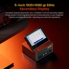 Kép 7/12 - AOOSTAR G‑FLIP mini PC barebone, Ryzen 7 H255, Radeon 780M, DDR5, PCIe 4.0, 5\" 1080p kijelző, USB4, OCuLink, 2.5G LAN