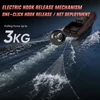 Kép 20/20 - OKEEVAN D80E GPS etetőhajó – 795‑ös dupla motor, 4 m/s sebesség, 3 kg kapacitás, 500 m hatótáv, mélység‑ és hőmérsékletmérés – Piros