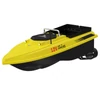 Kép 1/20 - OKEEVAN D80E GPS etetőhajó – 795‑ös dupla motor, 4 m/s sebesség, 3 kg kapacitás, 500 m hatótáv, mélység‑ és hőmérsékletmérés – Sárga