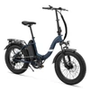 Kép 2/20 - Touroll S2 elektromos kerékpár, 650W csúcsteljesítmény, 48V 15Ah akkumulátor, 20×4.0 gumi, 25 km/h, 150 km hatótáv