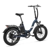 Kép 3/20 - Touroll S2 elektromos kerékpár, 650W csúcsteljesítmény, 48V 15Ah akkumulátor, 20×4.0 gumi, 25 km/h, 150 km hatótáv