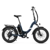 Kép 6/20 - Touroll S2 elektromos kerékpár, 650W csúcsteljesítmény, 48V 15Ah akkumulátor, 20×4.0 gumi, 25 km/h, 150 km hatótáv