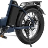Kép 13/20 - Touroll S2 elektromos kerékpár, 650W csúcsteljesítmény, 48V 15Ah akkumulátor, 20×4.0 gumi, 25 km/h, 150 km hatótáv