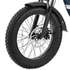 Kép 15/20 - Touroll S2 elektromos kerékpár, 650W csúcsteljesítmény, 48V 15Ah akkumulátor, 20×4.0 gumi, 25 km/h, 150 km hatótáv