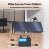 Kép 3/11 - LIONSHEE LS‑800Mi 800W mikroinverter, 2 MPPT, 230V kimenet, 96% hatásfok, IP67 vízálló, Wi‑Fi okos monitorozás