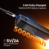 Kép 5/10 - Flashfish YZC04 mágneses kézmelegítő 2‑az‑1‑ben, LED kijelzővel, 3.5 órás gyorstöltéssel, 2×5000 mAh, kompakt és hordozható