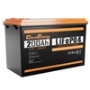 Kép 1/5 - Cloudenergy 12V 200Ah LiFePO4 akkumulátor, 2560Wh tartalék energia, 6000+ ciklus, 100A BMS, soros/párhuzamos, lakókocsihoz, hajóhoz, napelemhez