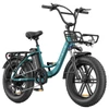 Kép 1/16 - ENGWE L20 BOOST elektromos kerékpár, 250W motor, 48V 13Ah akkumulátor, 20×4'' vastag gumi, 25 km/h, 126 km hatótáv – Zöld