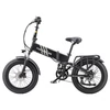 Kép 4/8 - PURE UNICORN U4 összecsukható elektromos kerékpár, 1000W motor, 48V 15Ah akku, 20×4'' vastag gumi, 48 km/h, 60 km hatótáv, hidraulikus fék