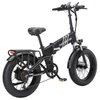 Kép 5/8 - PURE UNICORN U4 összecsukható elektromos kerékpár, 1000W motor, 48V 15Ah akku, 20×4'' vastag gumi, 48 km/h, 60 km hatótáv, hidraulikus fék