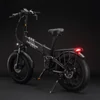 Kép 8/8 - PURE UNICORN U4 összecsukható elektromos kerékpár, 1000W motor, 48V 15Ah akku, 20×4'' vastag gumi, 48 km/h, 60 km hatótáv, hidraulikus fék