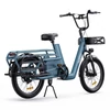 Kép 3/19 - ONESPORT OT01 elektromos teherszállító kerékpár, 650W motor, 48V 27Ah akkumulátor, 20×2.6 gumi, 25 km/h, 100 km hatótáv – Kék