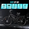 Kép 4/5 - FENGQS Q8 elektromos kerékpár, 750W motorral, 48V 17.5Ah akkumulátorral, 27.5” gumik, 50 km/h, 85 km hatótáv, mechanikus tárcsafék, 21 sebesség – Fekete