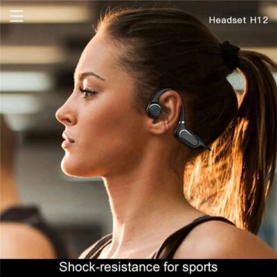 Bakeey H12 Vezetéknélküli Vízálló Bluetooth Sport Fülhallgató - Piros