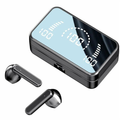 Bakeey S20 TWS Vezetéknélküli BT5.0 Bluetooth Fülhallgató Töltő Tokkal - Fekete