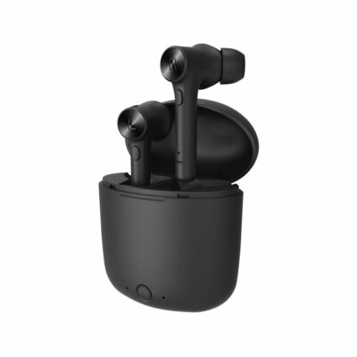 Bluedio Hi TWS Wireless bluetooth 5.0 Vezetéknélküli HiFi Sport Fülhallgató Töltő Tokkal - Fekete