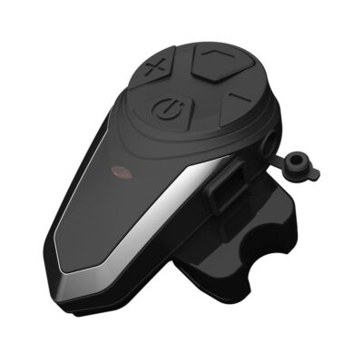 EU ECO Raktár - Motorkerékpáros Sisakra Szerelhető Vezetéknélküli Headset - Fekete