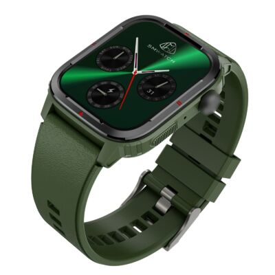 Q25 Smart Sports Watch 1.7'' TFT Érintőkijelzővel Rendelkező Vezetéknélküli Sporttevékenységmérő Okosóra - Zöld