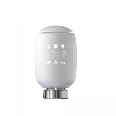 EU ECO Raktár - Tuya ZigBee3.0 Intelligens App Vezérelhető hőmérséklet-szabályozó termosztát kompatibilis az Alexa Google Home programmal - Fehér