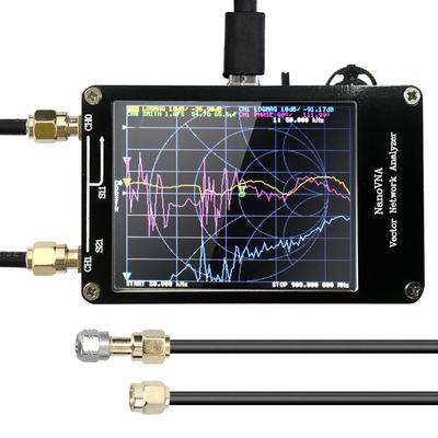 Hordozható kézi vektoros hálózati analizátor 50KHz-900MHz digitális kijelző érintőképernyős rövidhullámú MF HF VHF UHF antennaelemző állóhullámok