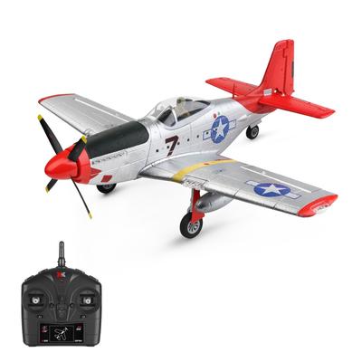 WLtoys A280 távirányítós repülőgép P51 Fighter 2.4G 3D6G üzemmódú repülés LED keresőlámpával