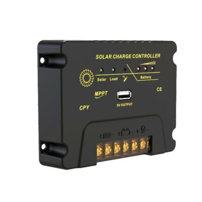 Napelemes akkumulátor szabályozó 12V/24V Automatikus azonosító szolártöltő vezérlő - 20A