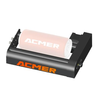 ACMER lézergravírozó henger hengeres tárgyakhoz 360°-ban forgatható gravírozási tengely 4 szintbeállítással 8 db megemelt oszlopok gravírozási átmérője 4 mm-ig