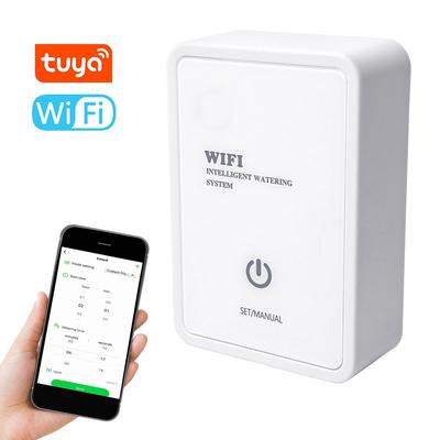 Tuya WIFI automatikus öntözőeszköz Intelligens időzített csepegtető öntözőrendszer támogatása Távoli APP vezérlés kerti terasz cserepes növényekhez