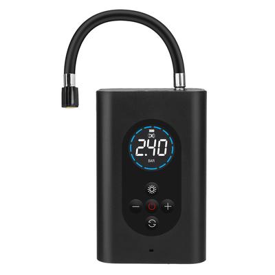 3 az 1-ben hordozható autós légkompresszor, vezeték nélküli digitális gumiabroncs-felfújó automatikus szivattyú 150 PSI LED lámpával