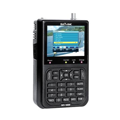 SATLINK WS6906 3,5 hüvelykes LCD kijelző, digitális műholdjel-kereső mérő