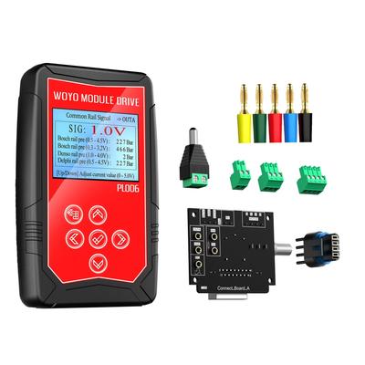WOYO PL006 Modul Drive auó hiba azonosító meghajtó szimulátor mágnesszelepek léptetőmotor automatikus jelszimulátor gyújtótekercs tesztelő 4,5 hüvelykes LCD képernyővel