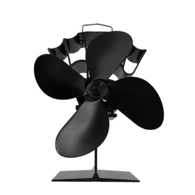 4 lapátos hőhajtású tűzhelyventilátor Ultra csendes Eco ventilátor a hatékony hőelosztásért