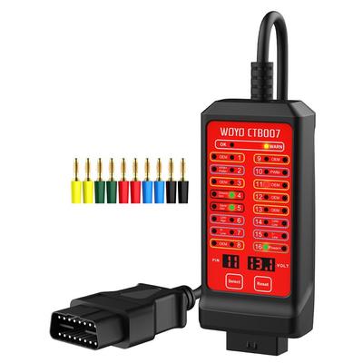 WOYO 12V 24V hordozható CAN tesztelő 16 tűs kitörési doboz érzékelő CAN busz áramkör tesztelő