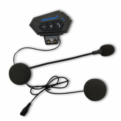Bakeey BT12 Vezetéknélküli Motorkerékpáros Bluetooth Headset - Fekete