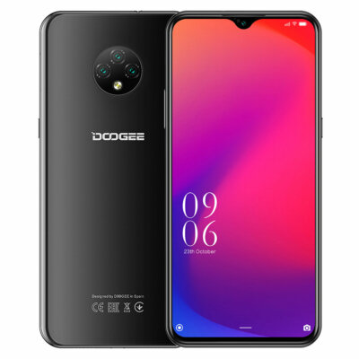 DOOGEE X95 Pro 6.52 inch HD+ Android 10 13MP AI Triple Camera 4GB RAM 32GB ROM Helio A20 Quad Core 4G Okostelefon